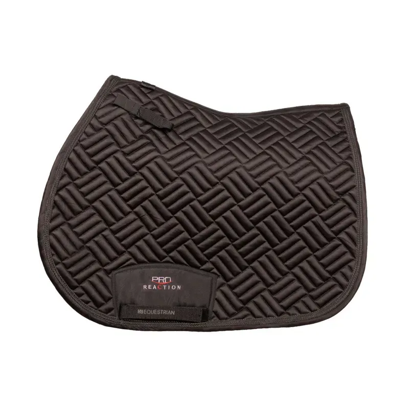 Hy Equestrian ProReaction Recherche GP/Jumping Saddle Pad in Black