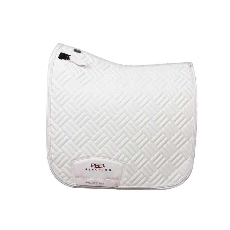 Hy Equestrian ProReaction Recherche Dressage Saddle Pad in White