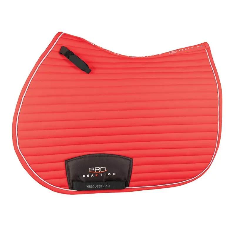 Hy Equestrian ProReaction Horizon GP/Jumping Saddle Pad in Red