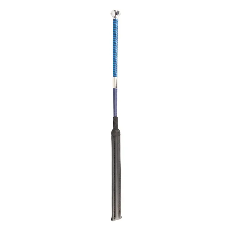 Hy Equestrian Legal Jump Bat With Braided Handle in Navy/Blue