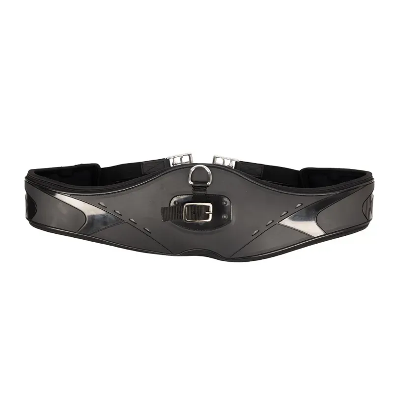 Hy Equestrian ProReaction Contoured TPU Vented GP/Jumping Girth in Black