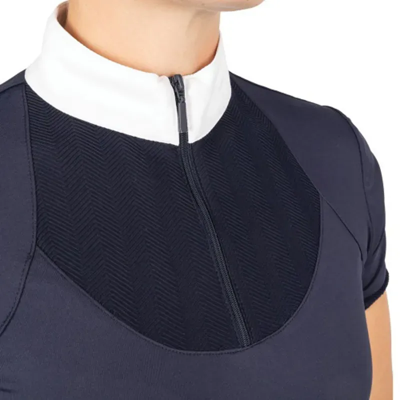 Hy Equestrian Lennon Show Shirt in Navy-2
