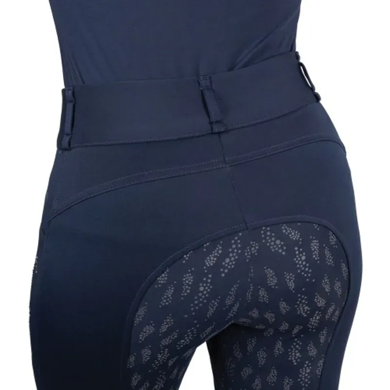 Hy Equestrian Roka Reign Riding Tights in Navy-3