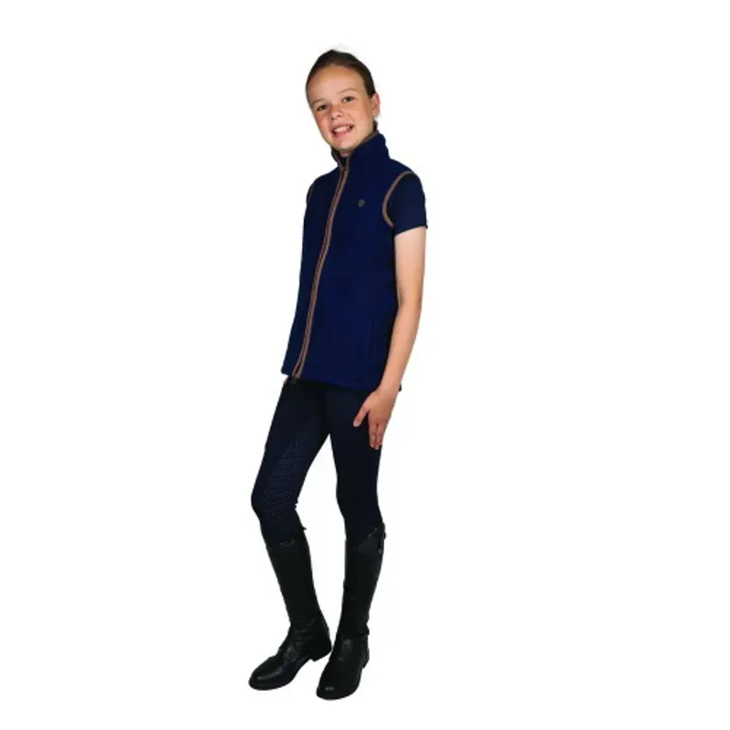 Hy Equestrian Mizs Elevate Essential Gilet in Navy-1