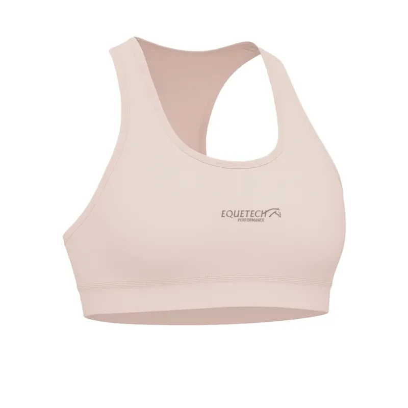 Equetech Performance Sports Bra in Nude/Beige