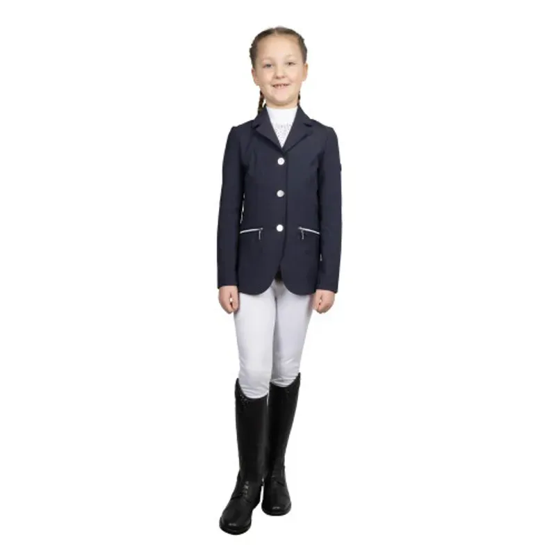 Hy Equestrian Children's Elevate Artemis Show Jacket in Navy