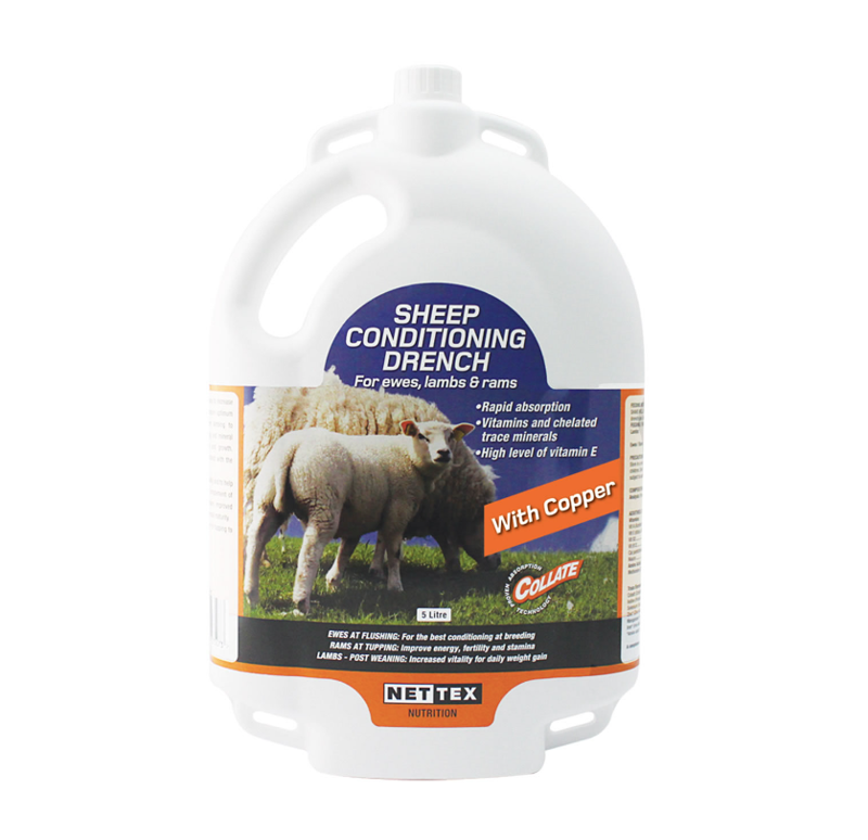 Nettex Sheep Conditioning Drench with Copper Backpack - 5-litre