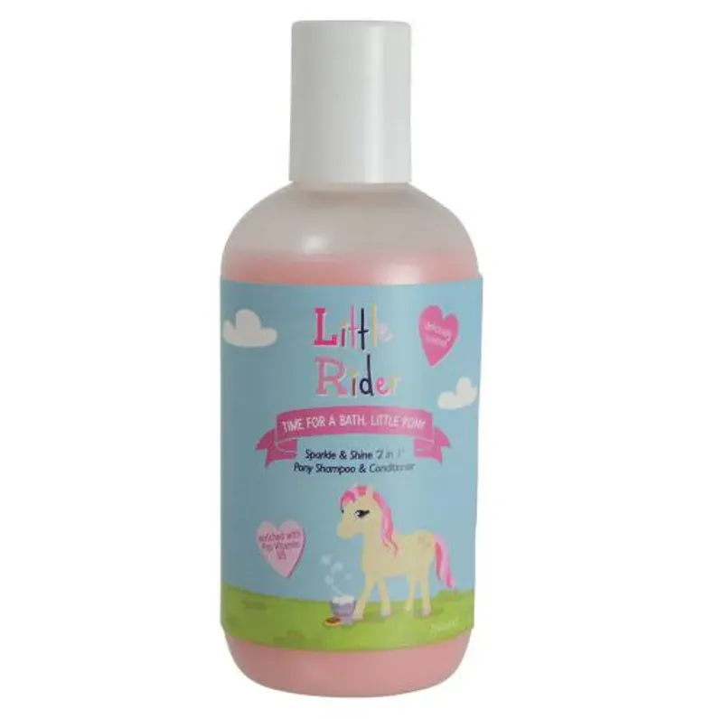 Little Rider 250ml Sparkle and Shine 2 In 1 Pony Shampoo and Conditioner