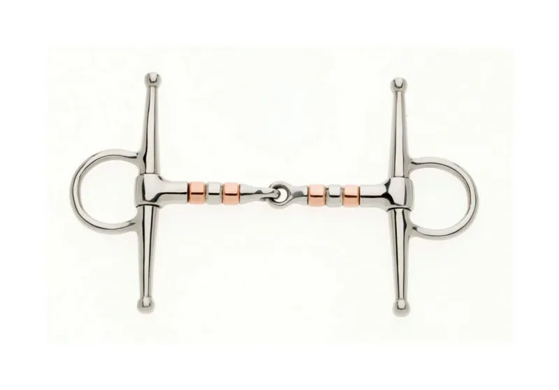 Copper Roller Full Cheek Jointed Snaffle