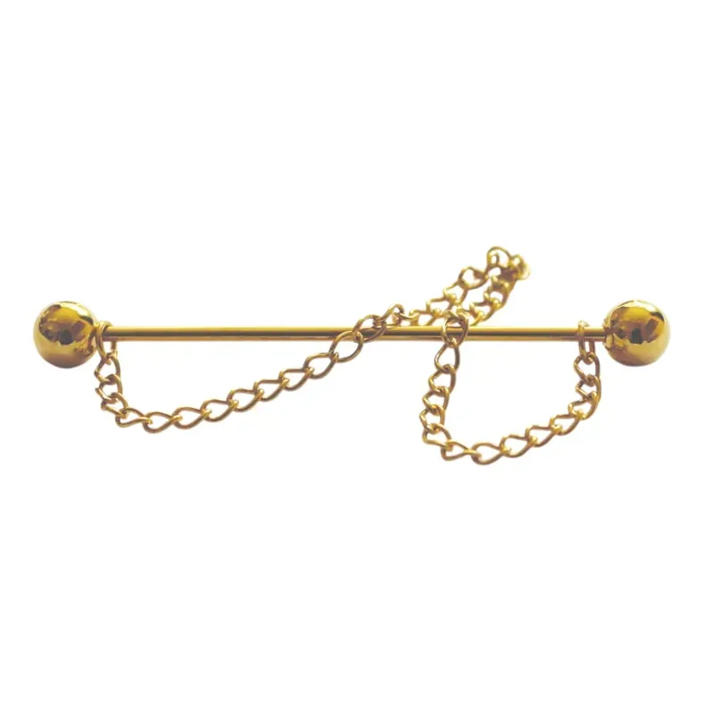 Equetech One Size Collar Pin and Chain in Gold