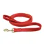 Hy Soft Webbing Lead Rein Without Chain - Red