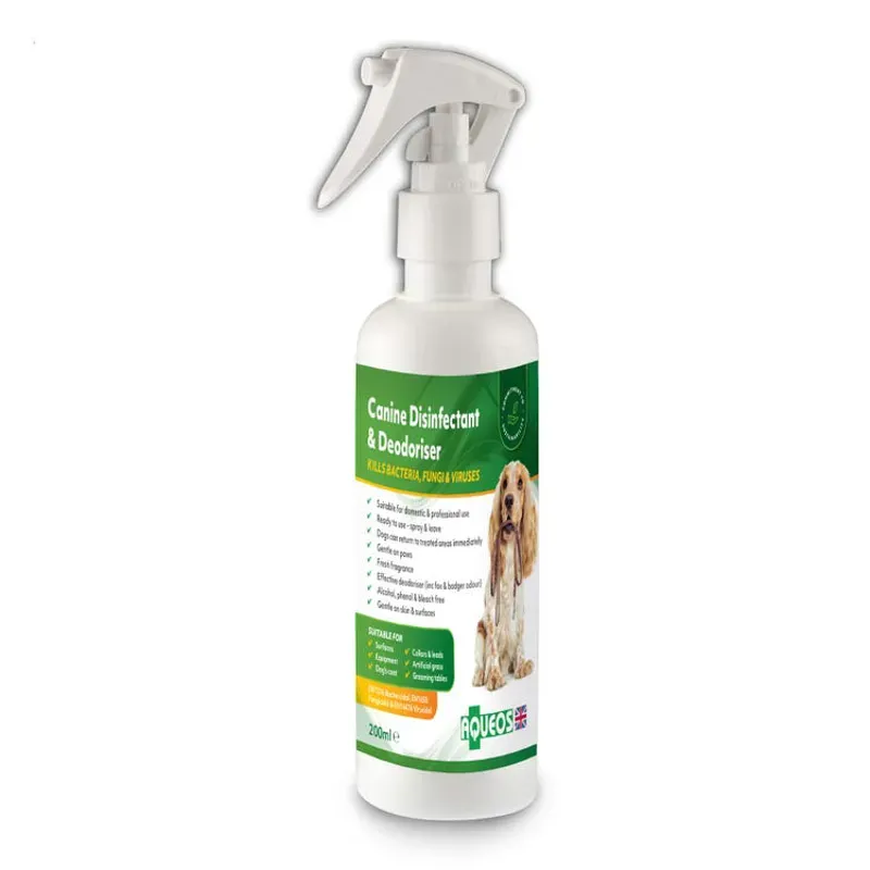 Aqueos Canine Disinfectant & Deodoriser - Spray 200 ml