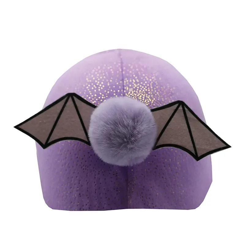 Equetech One Size Childs Drake Dragon Hat Silk in Purple-1