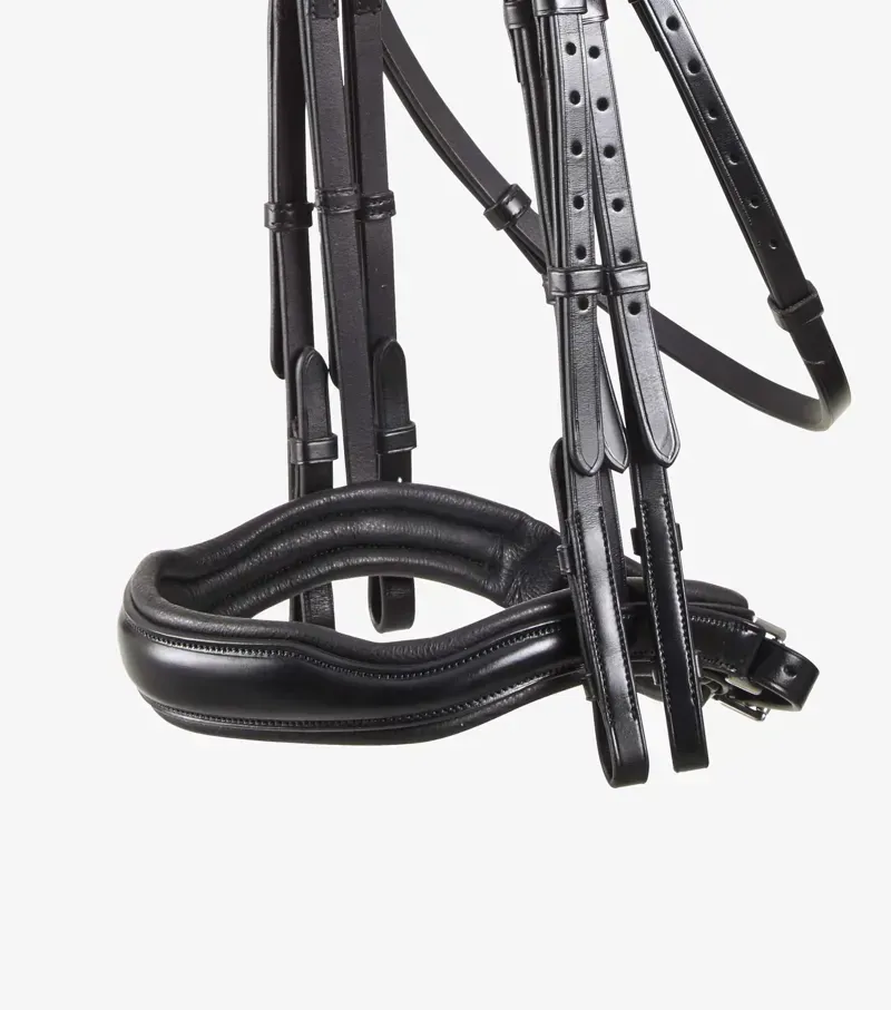 Premier Equine Abriano Anatomic Double Bridle in Black-4