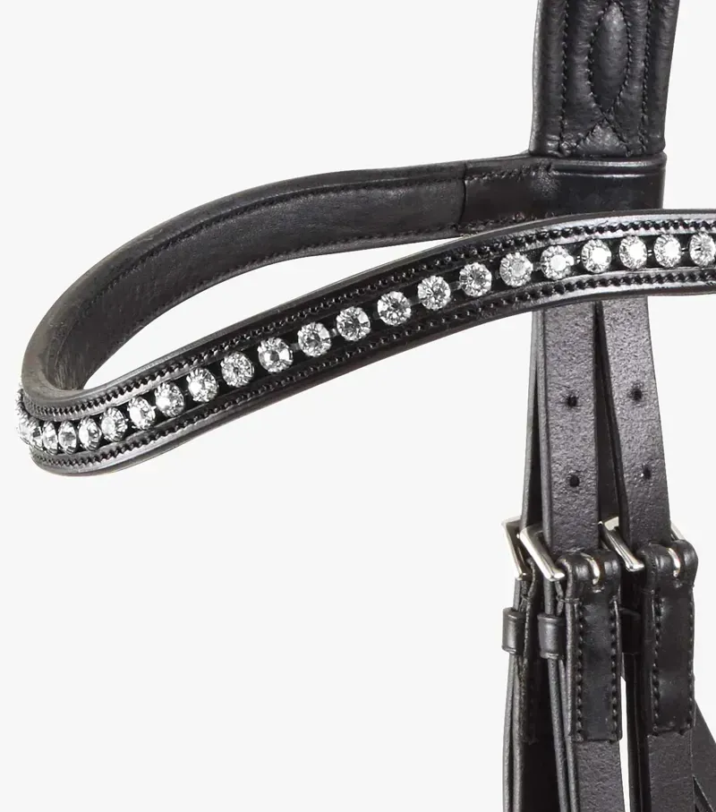 Premier Equine Abriano Anatomic Double Bridle in Black-5