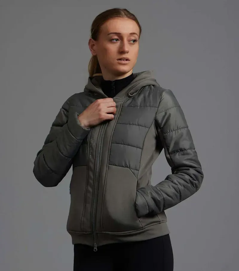 Premier Equine Ladies Agata Riding Jacket in Anthracite