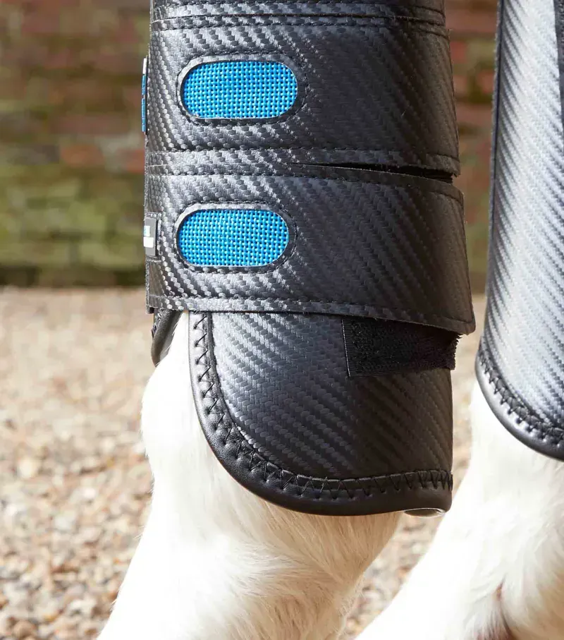 Premier Equine Air Cooled Super Lite Carbon Tech Eventing/Racing Boots in Black-4