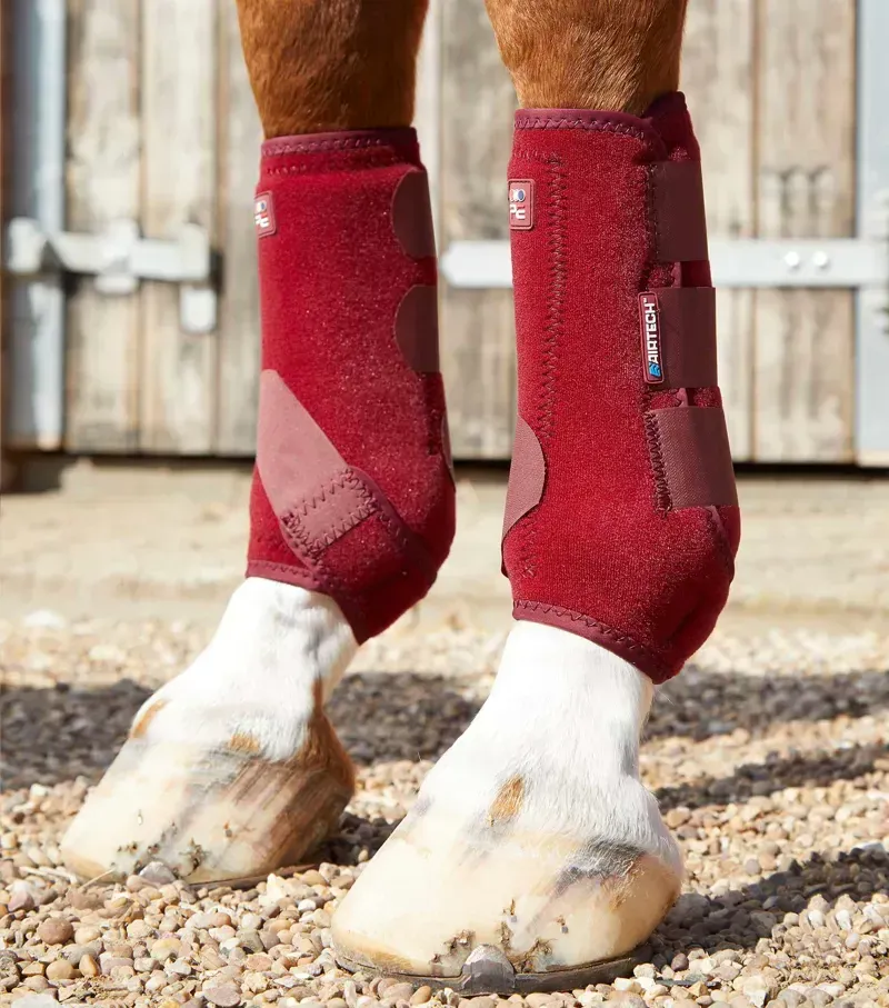 Premier Equine Air-Tech Sports Medicine Boots in Burgundy