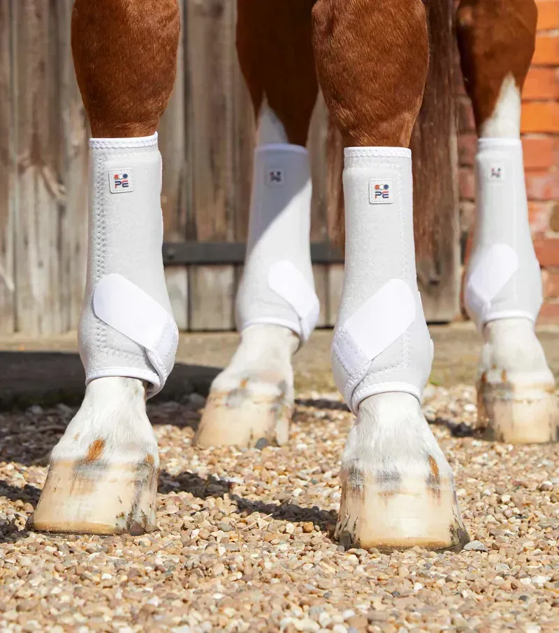 Premier Equine Air-Tech Sports Medicine Boots in White-1