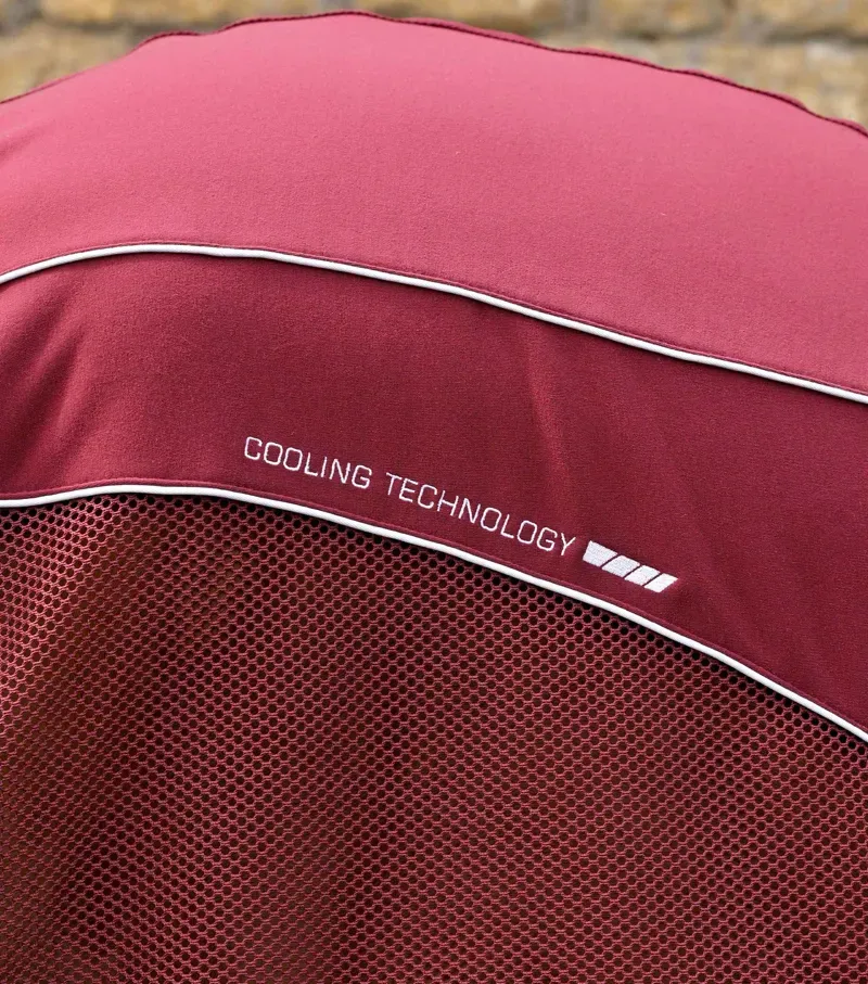 Premier Equine 5'9 Airtech Mesh Horse Cooler Rug in Burgundy-3