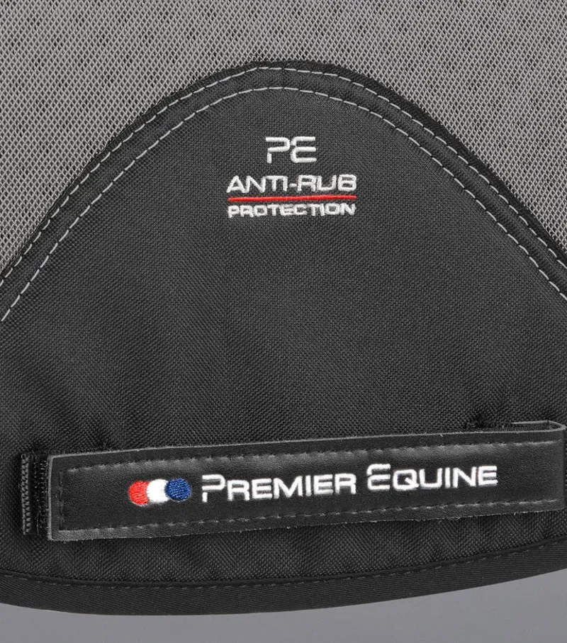 Premier Equine Close Contact Airtechnology Anti-Slip Dressage Square in Grey-2