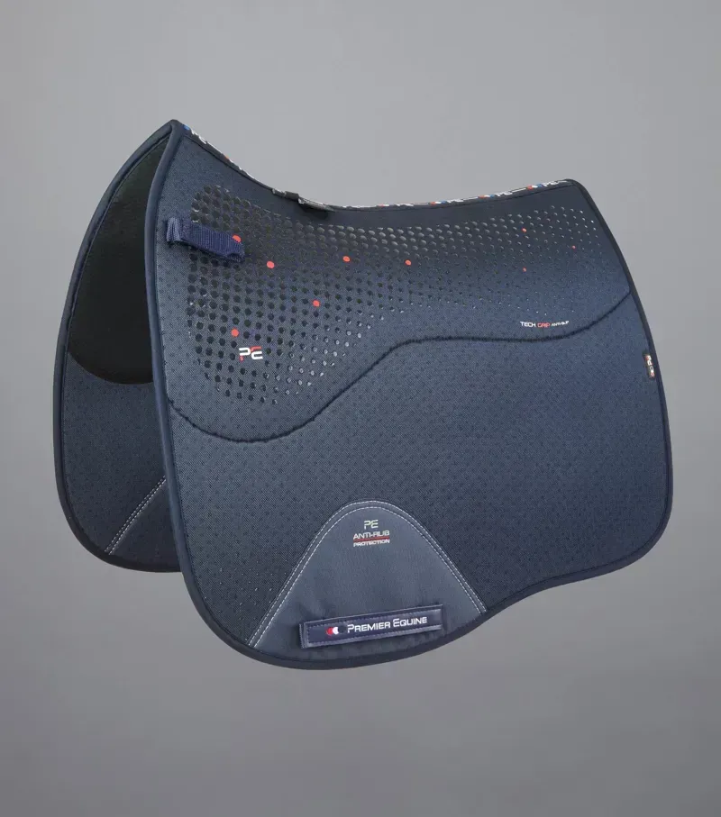 Premier Equine Close Contact Airtechnology Anti-Slip Dressage Square in Navy