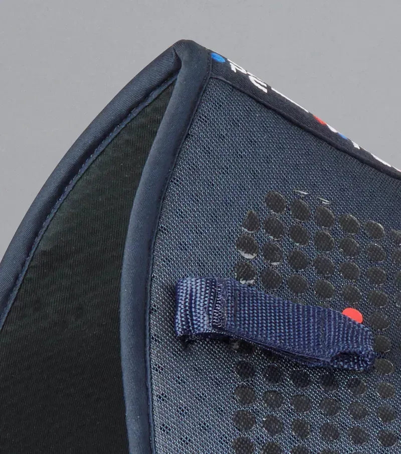 Premier Equine Close Contact Airtechnology Anti-Slip Dressage Square in Navy-2