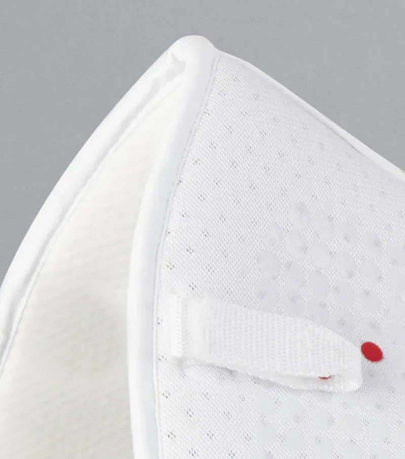 Premier Equine Close Contact Airtechnology Anti-Slip Dressage Square in White-1