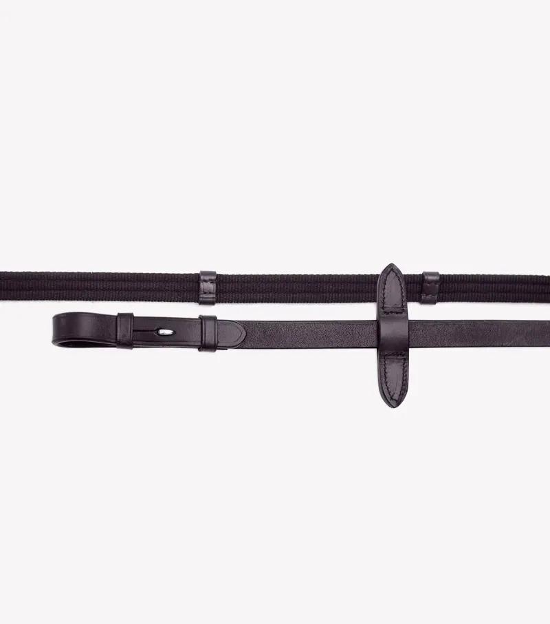 Premier Equine 5/8 Altare Web Reins in Brown