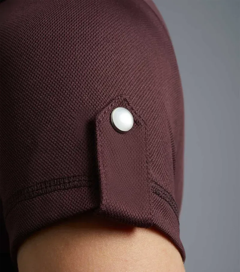 WI - Premier Equine Ladies Amia Technical Short Sleeve Riding Top in Navy-4