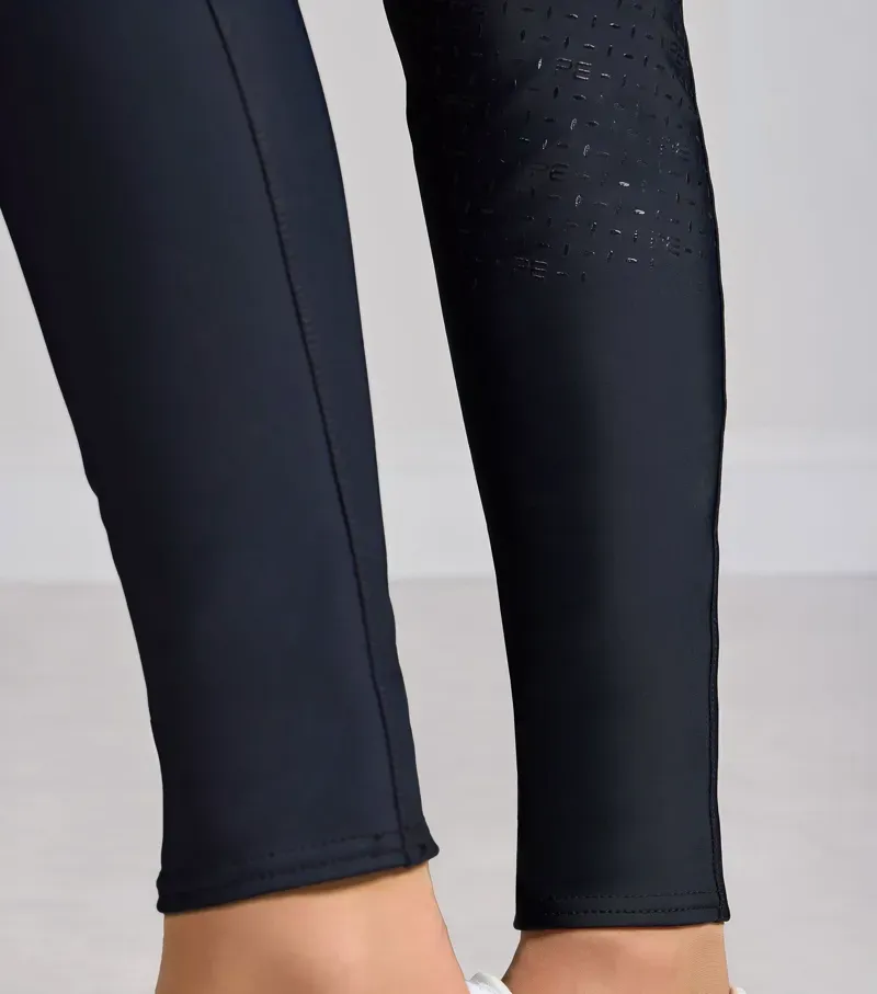 Premier Equine Int. Amnis Women's UK 14 Waterproof Gel Full Seat Riding Breeches in Navy-5