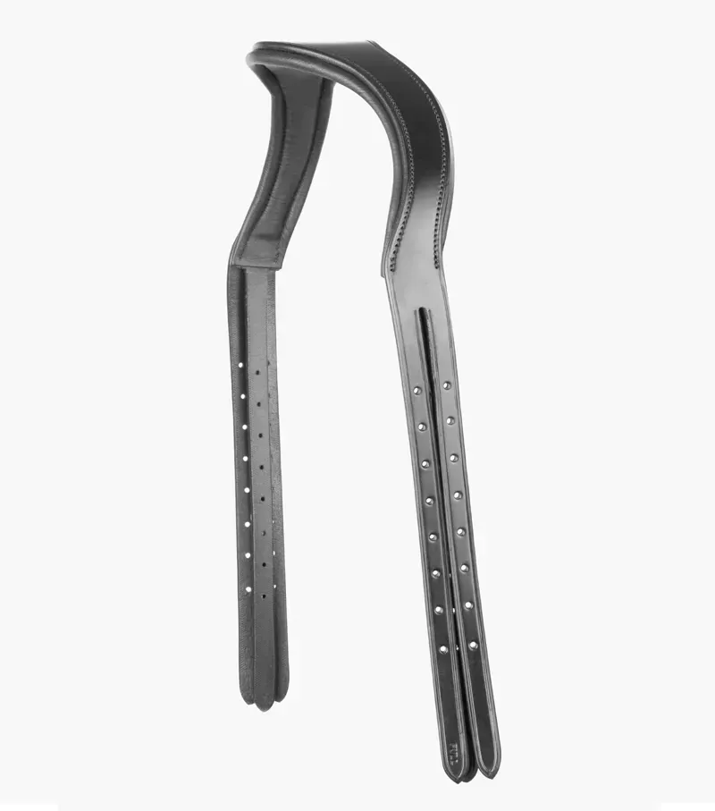 Premier Equine Anatomical Shaped Headpiece in Black