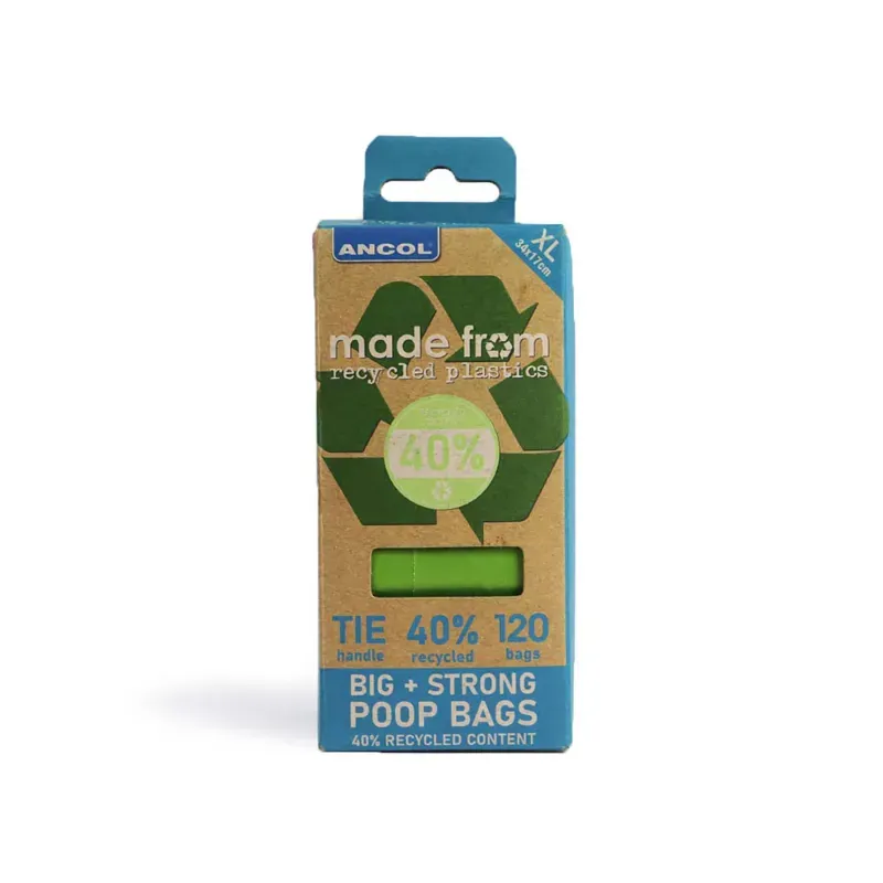 Ancol Made From Poop Bag 8 Refills in Brown