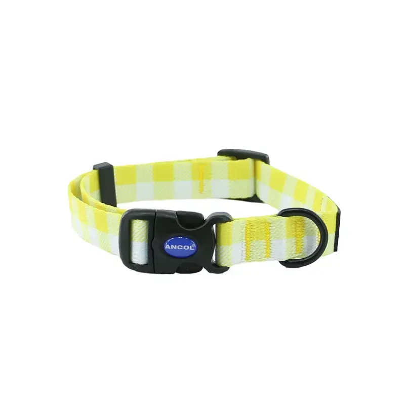 Ancol Soho Pet Patterned Collar in Yellow