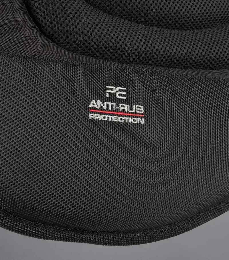 Premier Equine Anti-Slip Airflow Shockproof Racing/Training Saddle Pad in Black-3