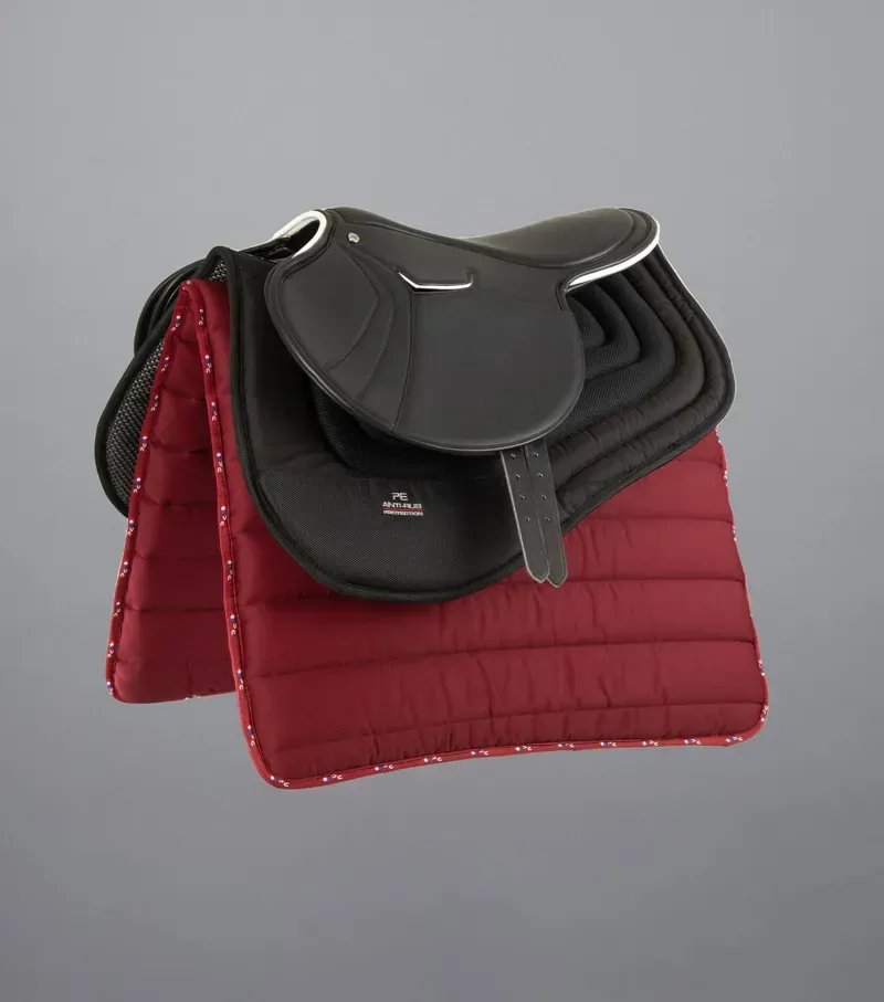 Premier Equine Anti-Slip Airflow Shockproof Racing/Training Saddle Pad in Black-4
