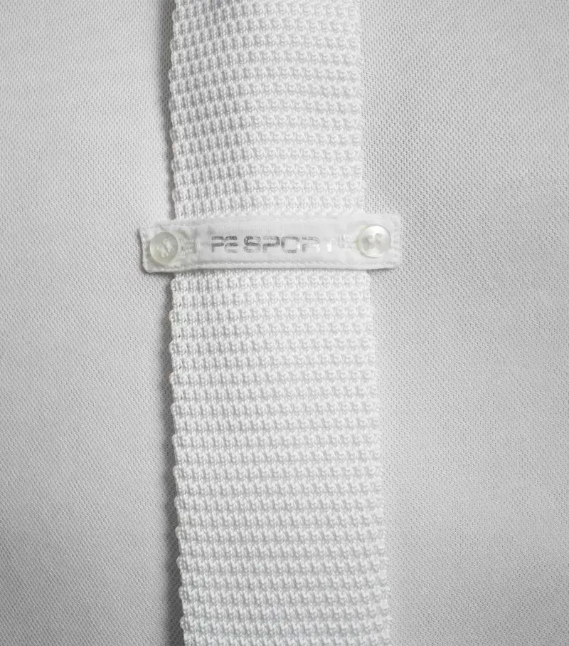 Premier Equine Antonio Short Sleeve Show Shirt in White-5