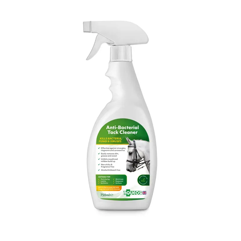 Aqueos 750ml Spray Equine Anti-Bacterial Tack Cleaner 