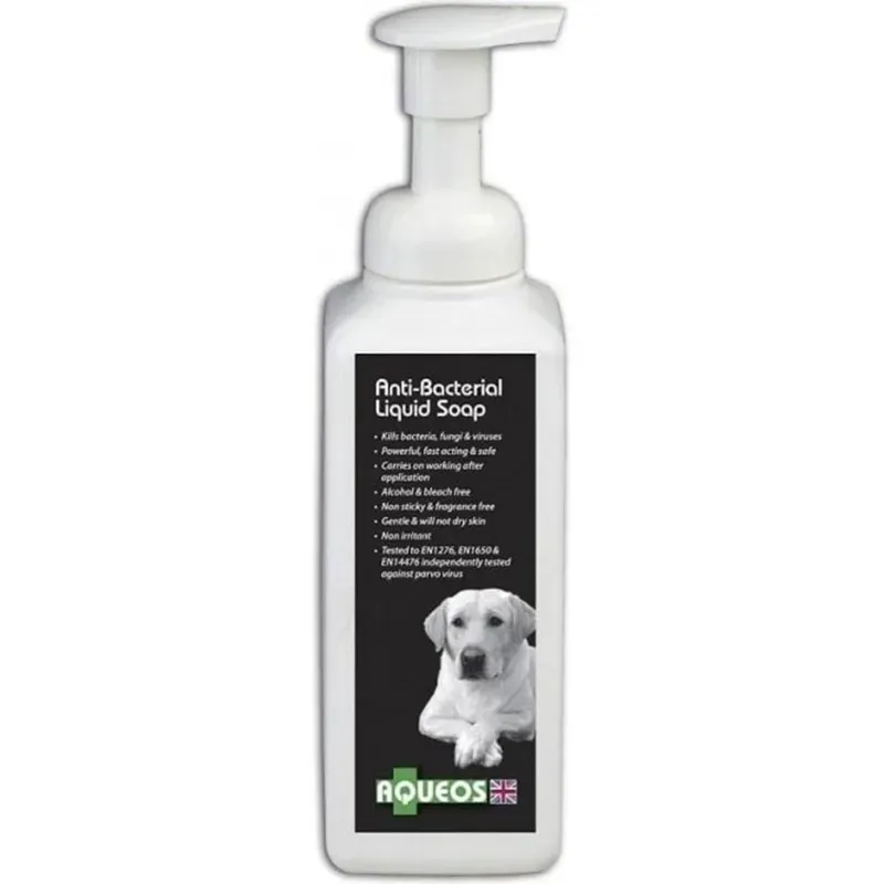 Aqueos 600ml Anti-Bacterial Canine Liquid Soap