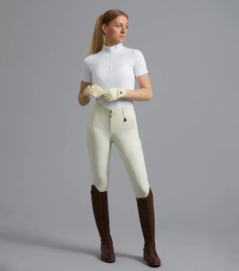 Premier Equine Ladies Aradina Full Seat Gel Competition Riding Breeches -5