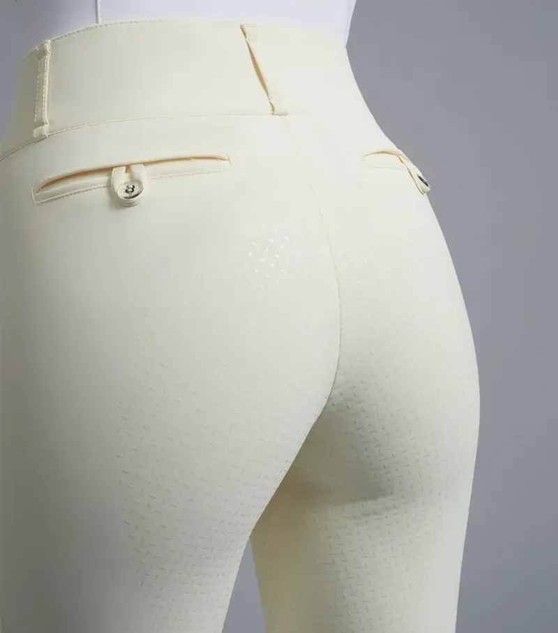 Premier Equine Ladies Aradina Full Seat Gel Competition Riding Breeches -3