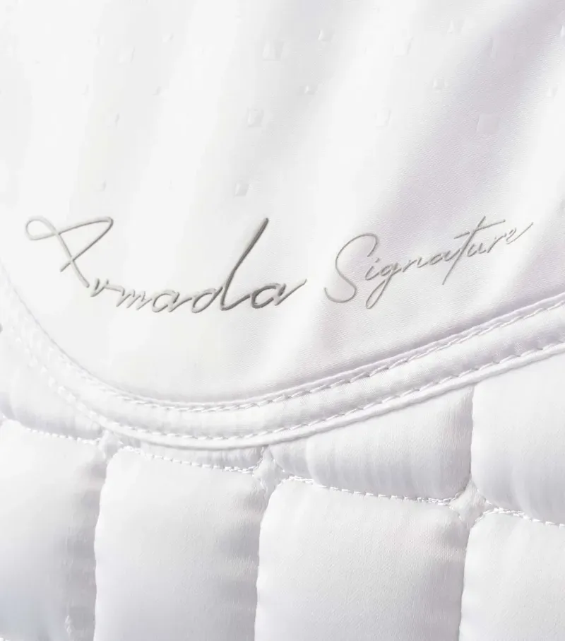 Premier Equine Armada Close Contact GP/Jump Square in White-5