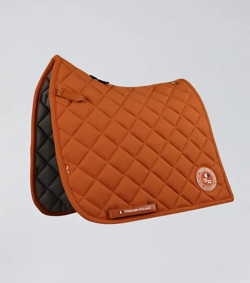 Premier Equine Full Atlas Close Contact Dressage Square in Burnt Orange