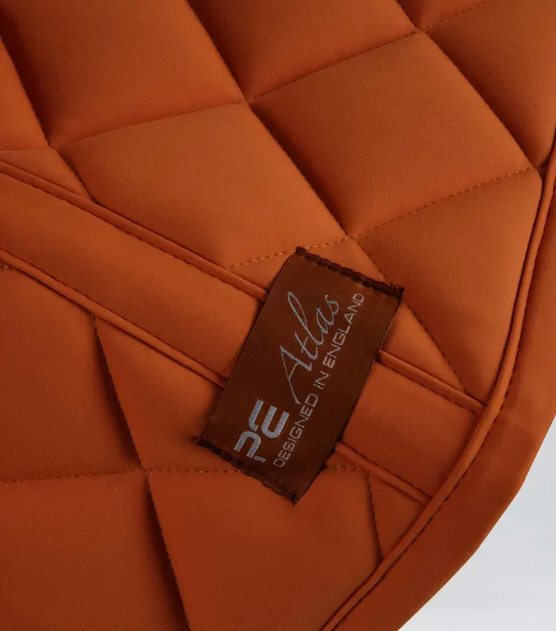 Premier Equine Full Atlas Close Contact Dressage Square in Burnt Orange-3