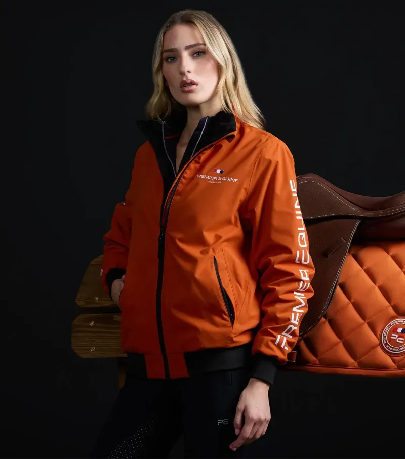 Premier Equine Full Atlas Close Contact Dressage Square in Burnt Orange-4