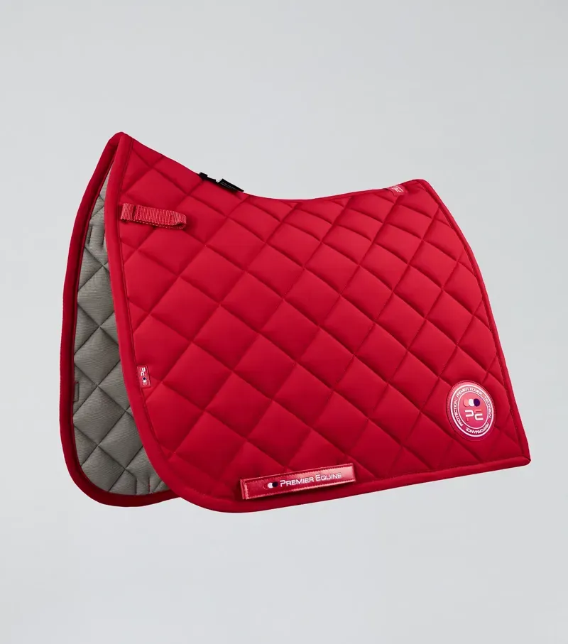 Premier Equine Full Atlas Close Contact Dressage Square in Red