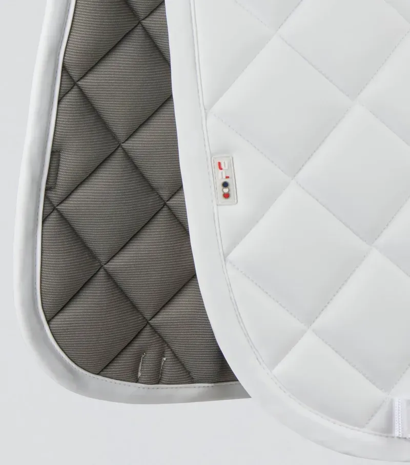 Premier Equine Full Atlas Close Contact Dressage Square in White-2