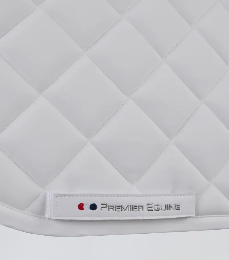 Premier Equine Full Atlas Close Contact Dressage Square in White-3