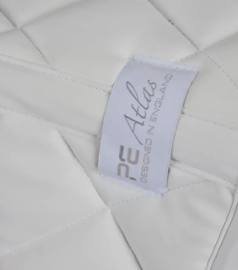 Premier Equine Full Atlas Close Contact Dressage Square in White-4