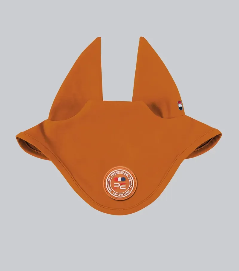 Premier Equine Atlas Ear Bonnet in Burnt Orange